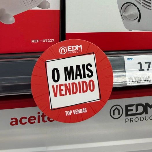 wobbler o mais vendido fond rouge ø10 cm