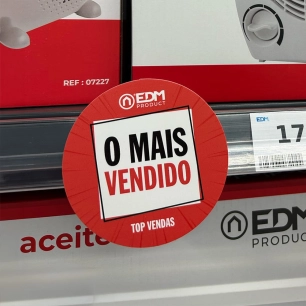 wobbler o mais vendido fond rouge ø10 cm