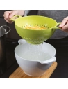 passoire et bol duo vert 24cm - m - co