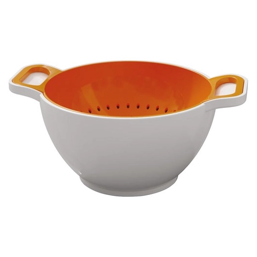 passoire et bol duo orange 16cm - m - co