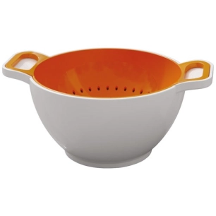 passoire et bol duo orange 16cm - m - co
