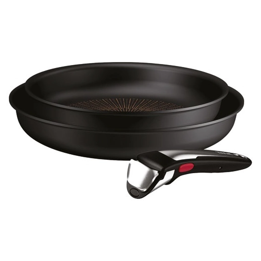 ingenio excellence lot de poeles 24/28 +manche - gpe seb france tefal menage