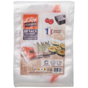 lot 50 sacs conservation sous-vide gaufrã©s 20x30? le parfait - berlin packaging france