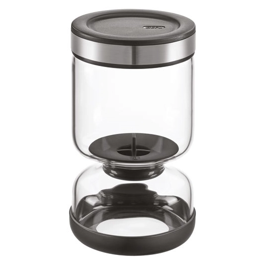 bocal egouttoir lavina 900ml verre inox - gefu