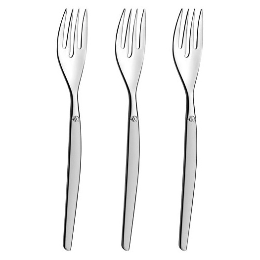 lot 3 ftte gateaux-tapas jet sable/carte - amefa