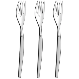 lot 3 ftte gateaux-tapas jet sable/carte - amefa