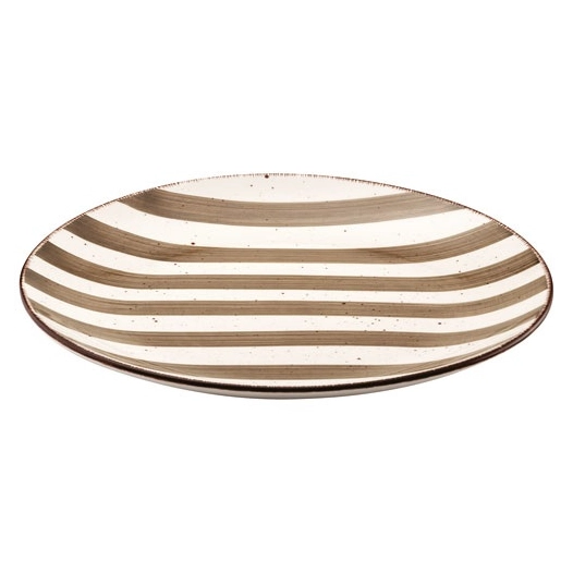 assiette plate terre rivage - amefa medard de noblat