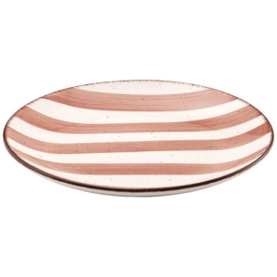 assiette dessert rose poudre rivage - amefa medard de noblat