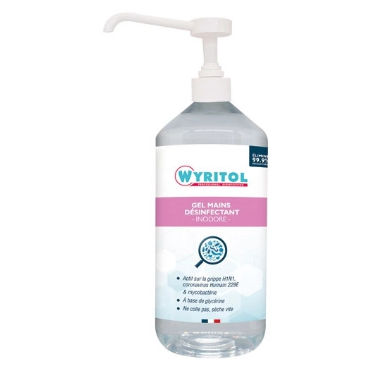 gel hydroalcoolique wyritol 1l - proven orapi