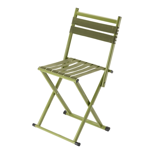 chaise de voyage pliante verte, 30 x 30 x 70 cm