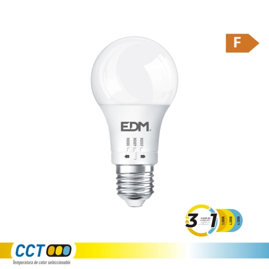 ampoule led standard a60 e27, 10 w, 932 lm, 3cct, ø60 x 116 mm