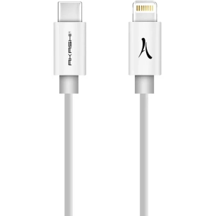 usb-c blanc 3a 20w 1m lightning mfi - akashi