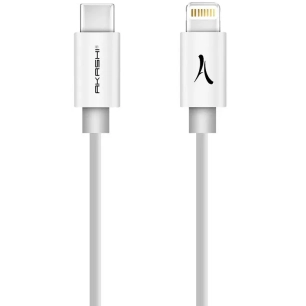 usb-c blanc 3a 20w 3m lightning mfi - akashi