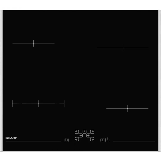 4foyers dt2 flex.60cm.5,9kw.cdes front. - sharp