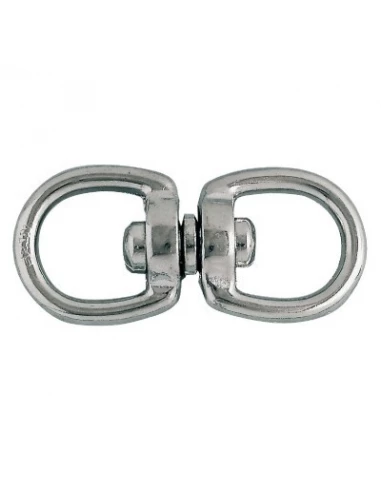 Touret double zamak nickelé 5mm