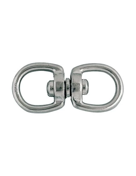 Touret double zamak nickelé 5mm