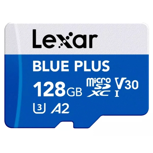 microsdxc blue plus 128g v30 - lexar