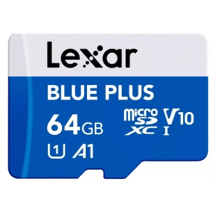 microsdxc blue plus 64g v30 - lexar