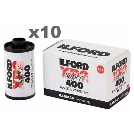 pack de 10 - xp2 super 135-24 films -