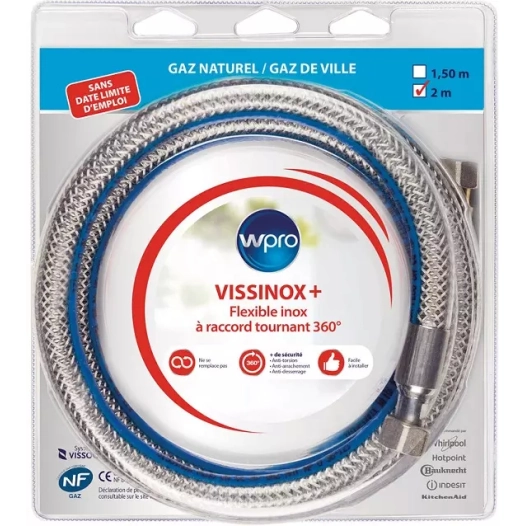 vissinox plus.gaz naturel.2m. - wpro
