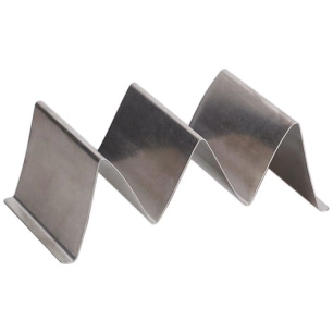 porte-tacos 19x10xh6cm 3 parties antique argent serve - fine dining living