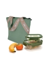 lunchbag tote on the go vert mousse o/i - iris industrias sa