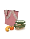 lunchbag tote on the go rose o/i - iris industrias sa