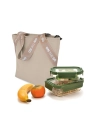lunchbag tote on the go vanille - iris industrias sa