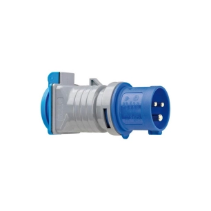 adaptateur cetac vers prise schuko 2p+t avec couvercle 16 a 230 v~ ip44 brennenstuhl