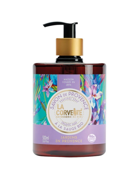 savon liquide jardins en provence 500 ml - compagnie du midi