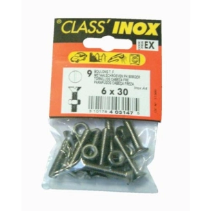 boulon tf inox a4 4x40 sc - vynex