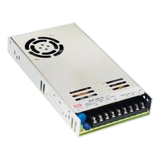 alimentation compacte à découpage pour équipement informatique - 1 sortie - 320 w - 24 v - chassis fermé