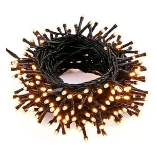 guirlande lumineuse led blanc chaud 4008 avec câble noir