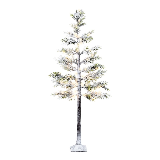 arbre à neige led avec fonction fixe et clignotante pour une utilisation extérieure, 1,5 m
