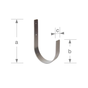 crochet plat 115 x 55 mm - cqfd ld