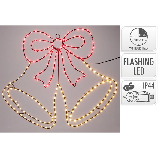 cloche de noël led 60 cm