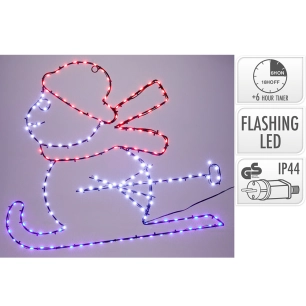 figurine de noël led de 53 cm