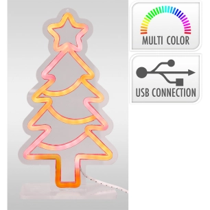 décoration de noël en néon