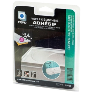 profilã© ã©tanchã©itã© adhã©sif blanc 22 mm x 2.4 m - cqfd ld