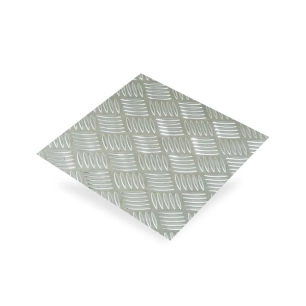 tã´le alu damier brut ã©paisseur 1,5 mm 500 x 250 mm - cqfd ld