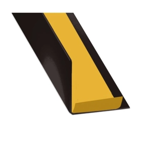 corniã¨re egale noir grainã© rouleau pvc adhã©sif 1,5x1,5x 0,4cm - 2,60m - cqfd ld