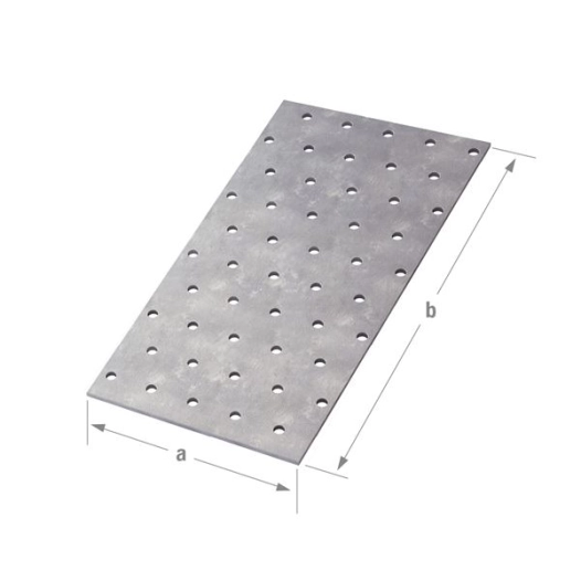 platine d'assemblage multitrous 40 x 120 x 2 mm - cqfd ld