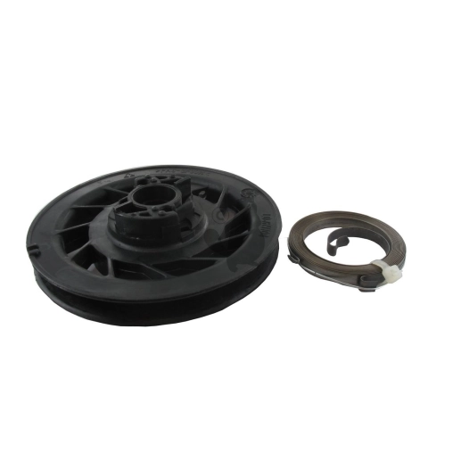 poulie lanceur livrée avec ressort de rappel à monter. origine stiga.