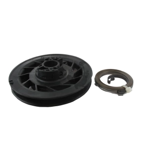 poulie lanceur livrée avec ressort de rappel à monter. origine stiga.