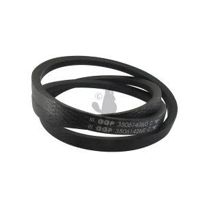 courroie lisse trapézoïdale de transmission 13 x 966 lp. origine stiga.