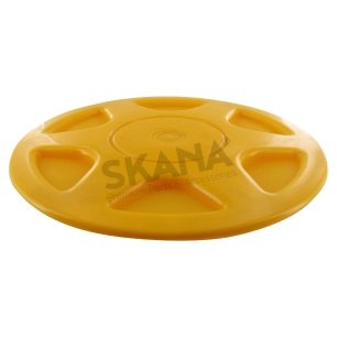 enjoliveur jaune pour roue avant, origine stiga. 322110310/0, 3221103100