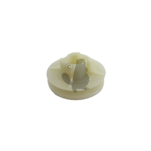 poulie lanceur en plastique pour modèles p402, p422, p442. ø extérieur : 60mm. origine stiga.