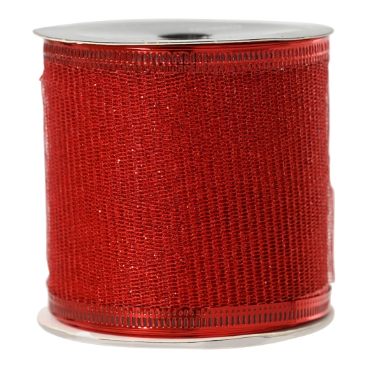 ruban rouge en polyester