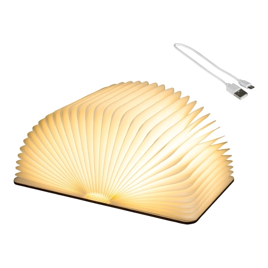 livre décoratif avec éclairage led fixe