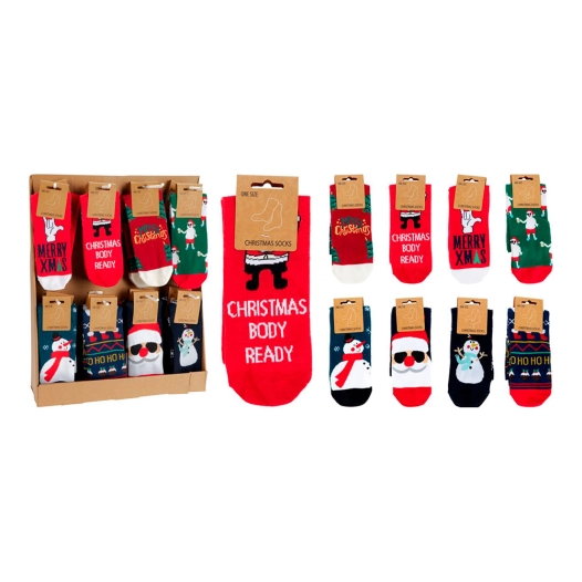 chaussettes de noël, différents modèles